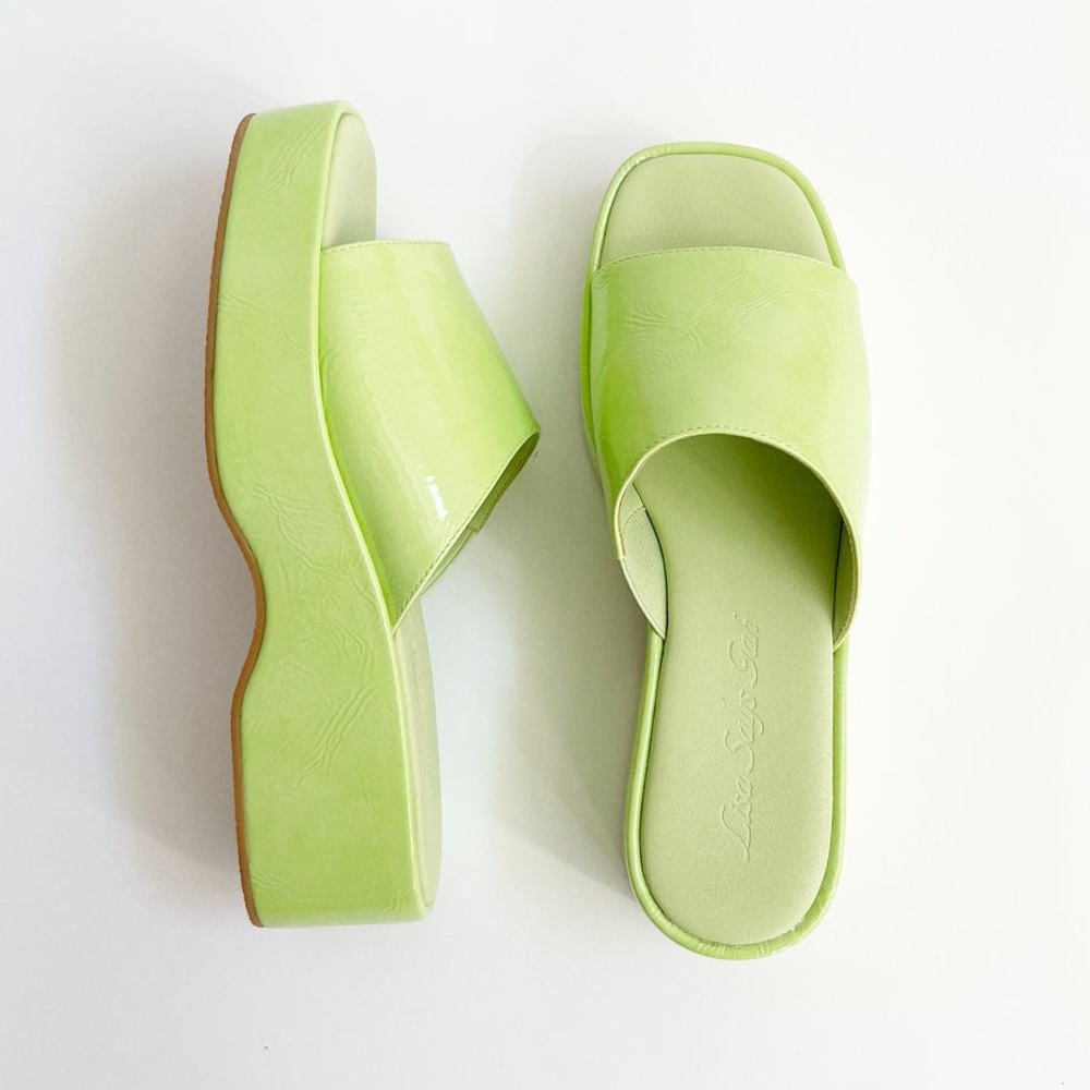 Lisa says Gah Dakota Flatform Green Honeydew